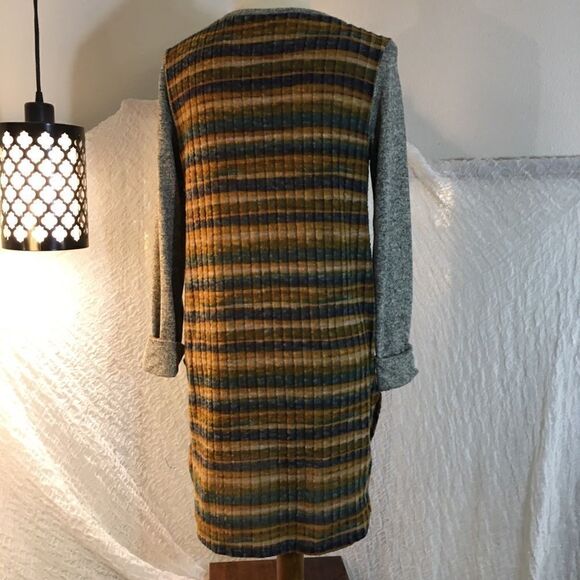 Dolce Bianca Fall Colors Long Sweater Top Size Small - Picture 3 of 12